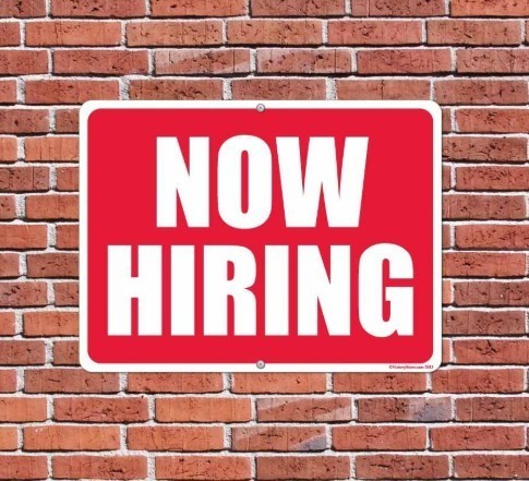 now hiring