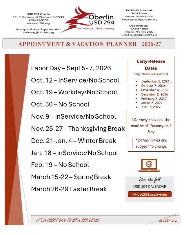 appt vaca planner