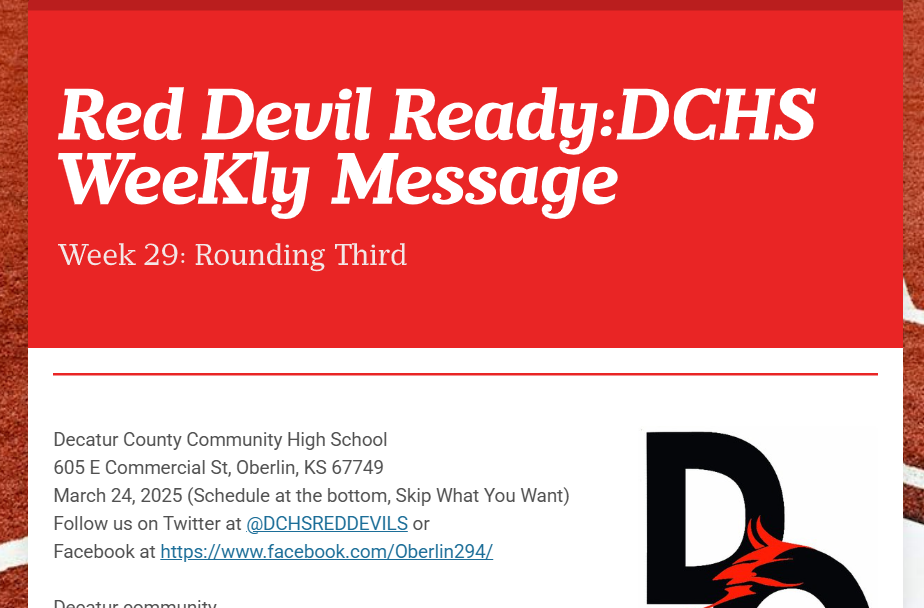 Weekly Message #29
