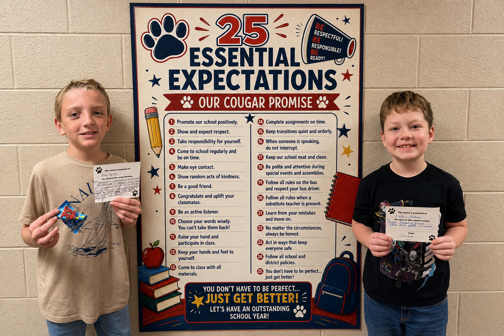 25 Esssential Expectations I Spy winners Xavior and Kylan
