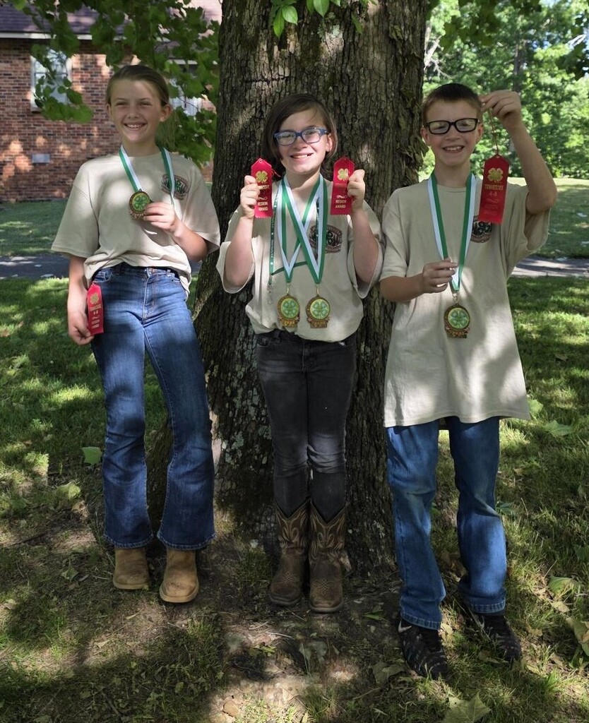 WJT Jr. High 3rd Team Group Picture with Awards