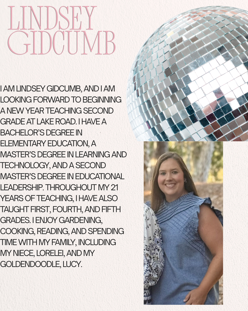 Lindsey Gidcumb Info Page