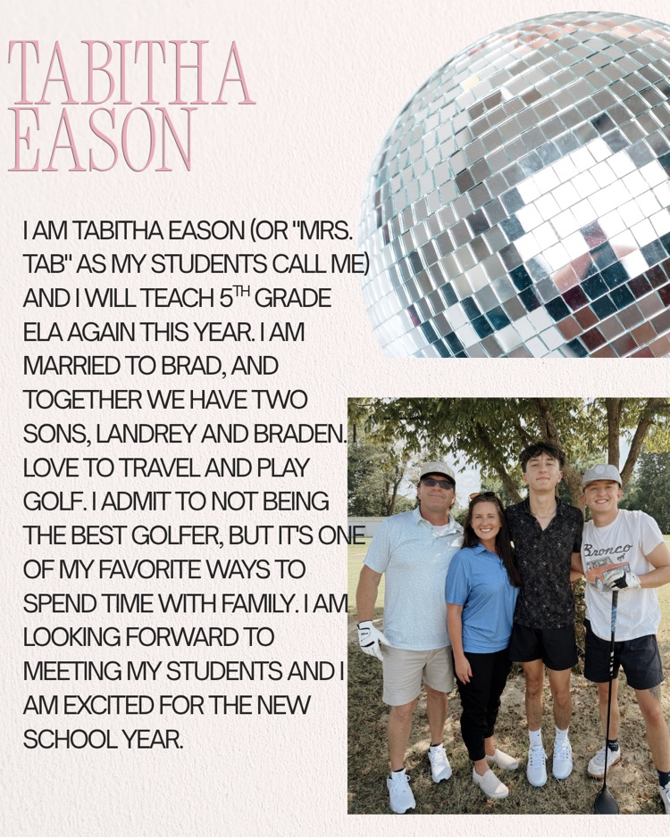 Tabitha Eason welcome pic