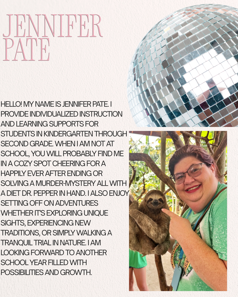 Jennifer Pate Info Page