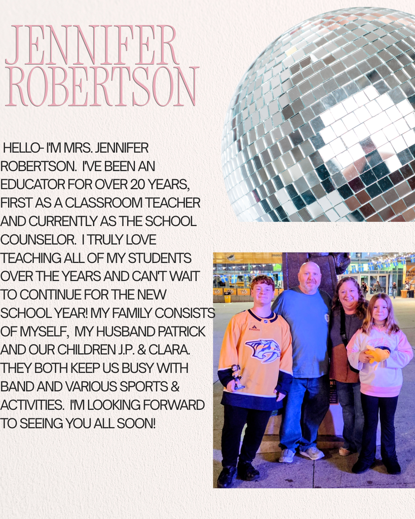 Jennifer Robertson Info Page