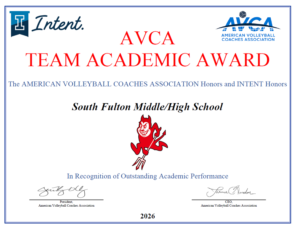 AVCA Certificate to SFMHS