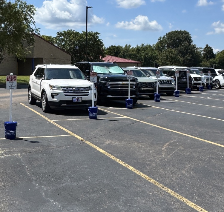 reserved parking spots 