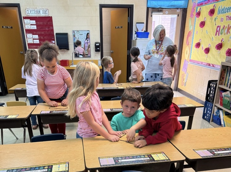 first grade students Mrs. Laura’s class