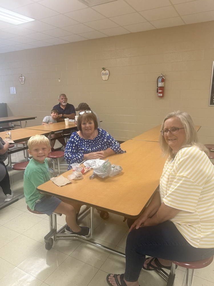 smiles at the Grandparents Day breakfast