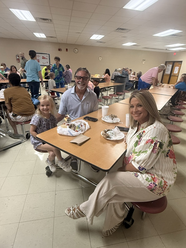 smiles at the Grandparents Day breakfast