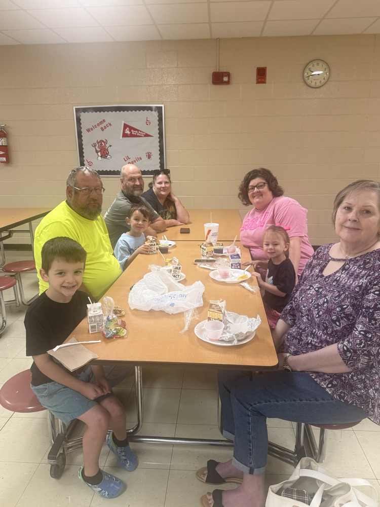 smiles at the Grandparents Day breakfast