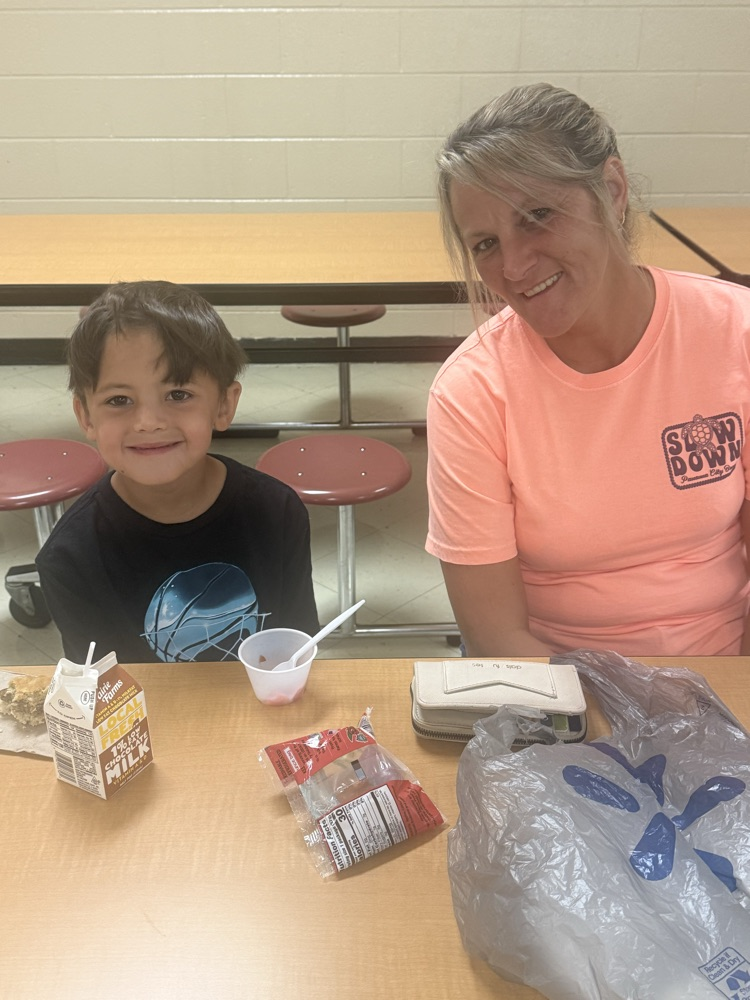 smiles at the Grandparents Day breakfast