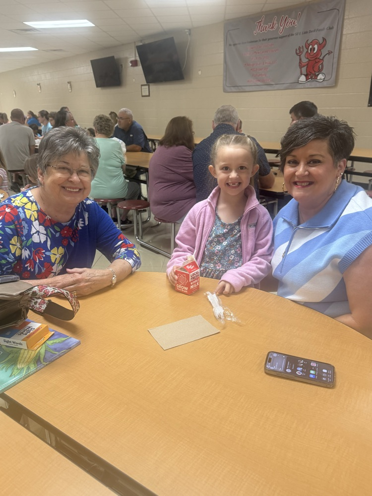 smiles at the Grandparents Day breakfast