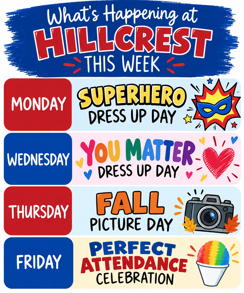 weekly schedule