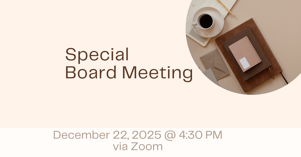 Special Meeting Notice