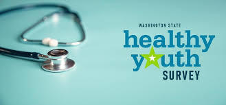 Healthy youth survey logo with stethoscope