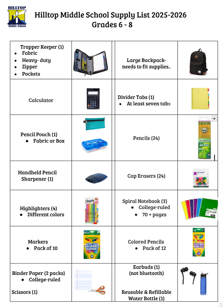 Supply List 25-26