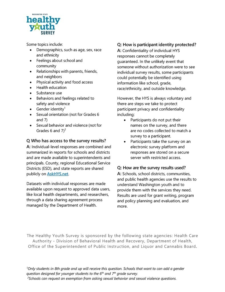healthy youth survey - page 2