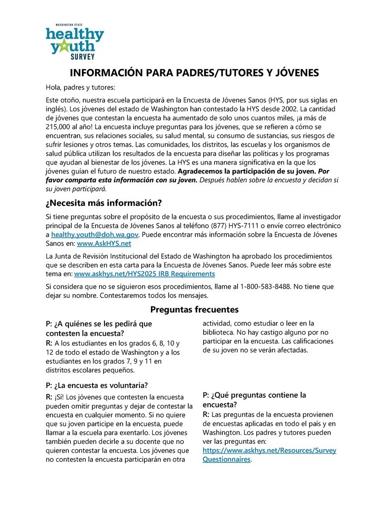 healthy youth survey - page 1