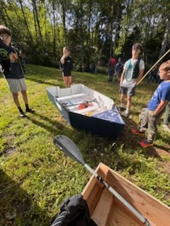 Boat on land