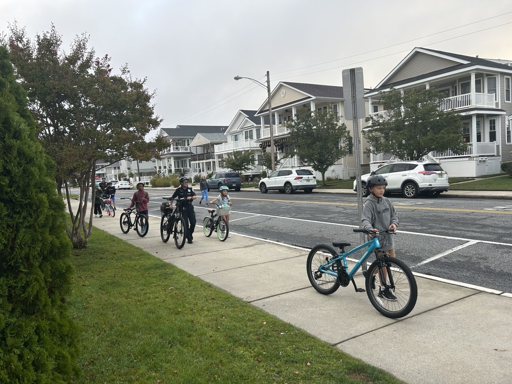 students on bikes with OCPD