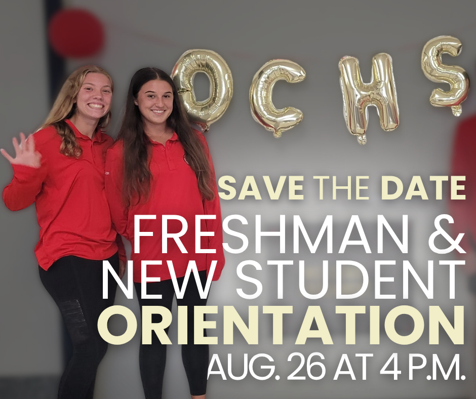 OCSD Save the Date Freshman Orientation