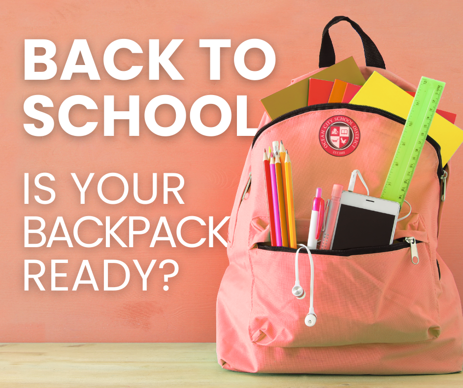 Back to school backpack