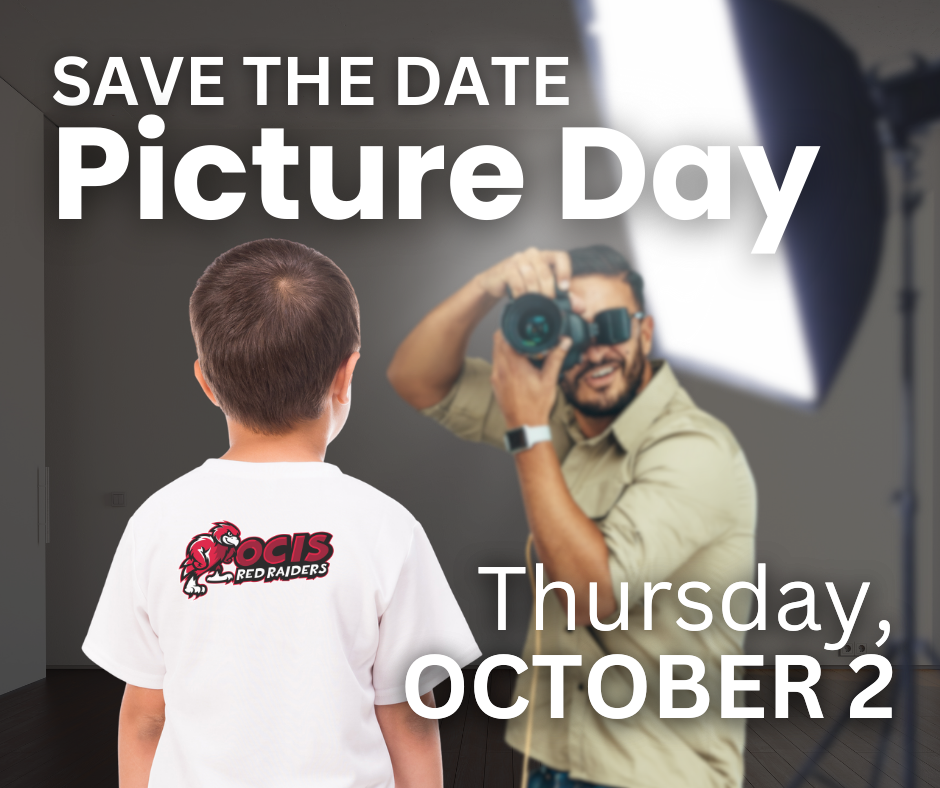 Picture Day OCIS student getting picture taken