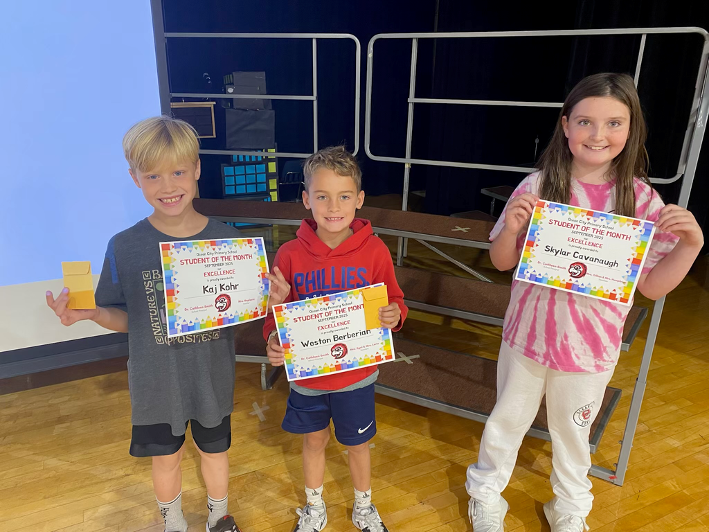 3rd Grade Student of the Month