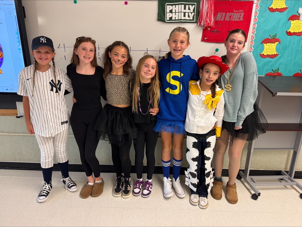 Students dressed up for Halloween and Red Ribbon Week