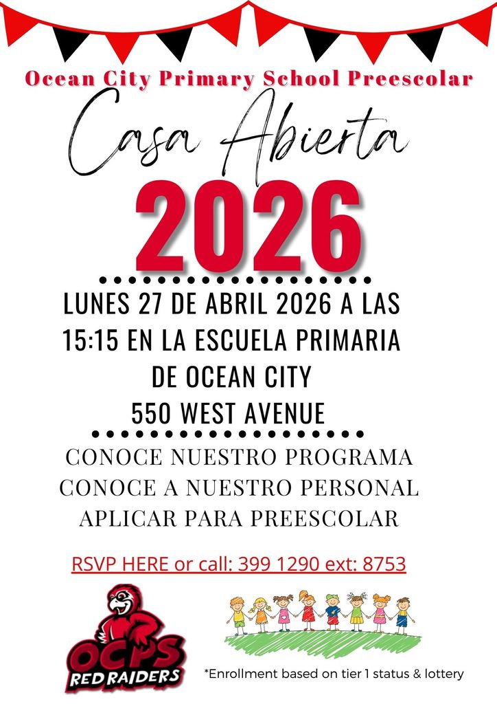 PreK Open House Spanish