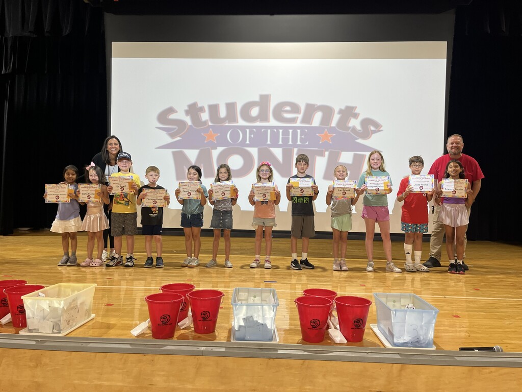 May Students of the Month