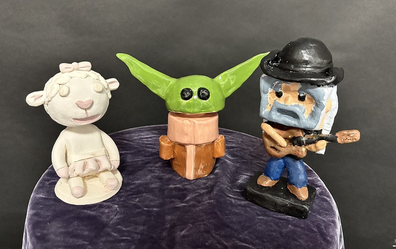 student sculptures 