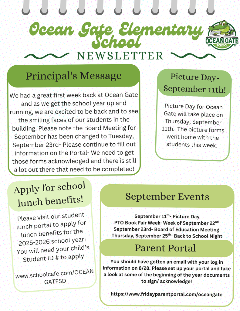 Principal Newsletter 9/5/25