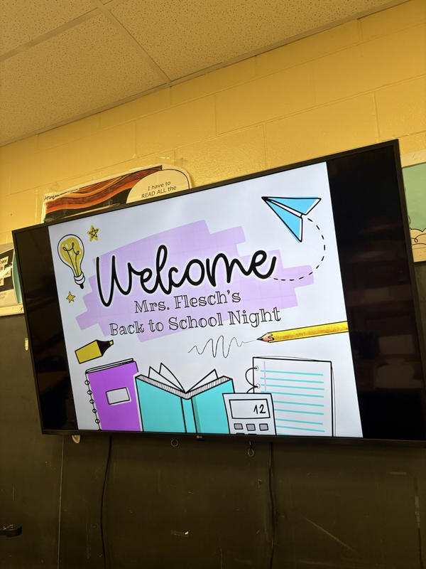 Mrs. Flesch’s Welcome Slides