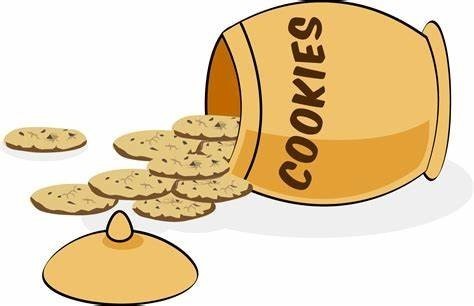 cookie jar image spilled out