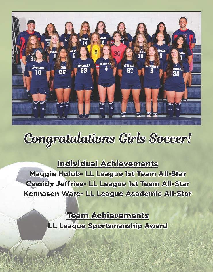 Girls Soccer Accomplishments