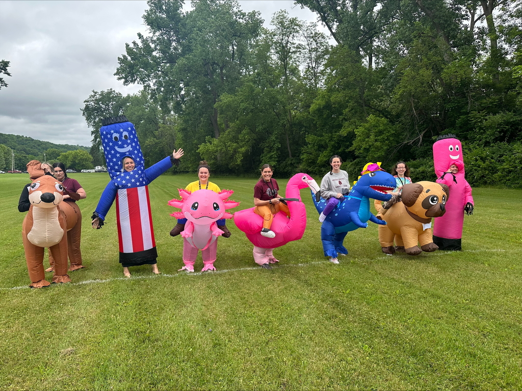Staff inflatable race