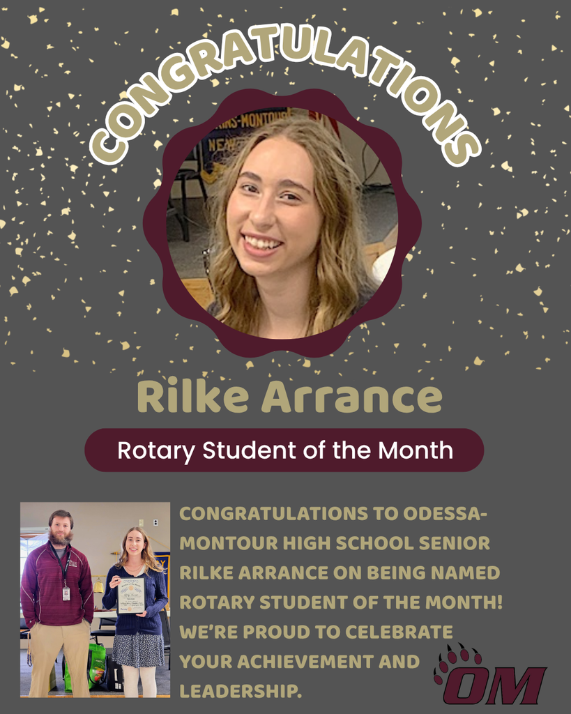 Rotary Student of the Month 