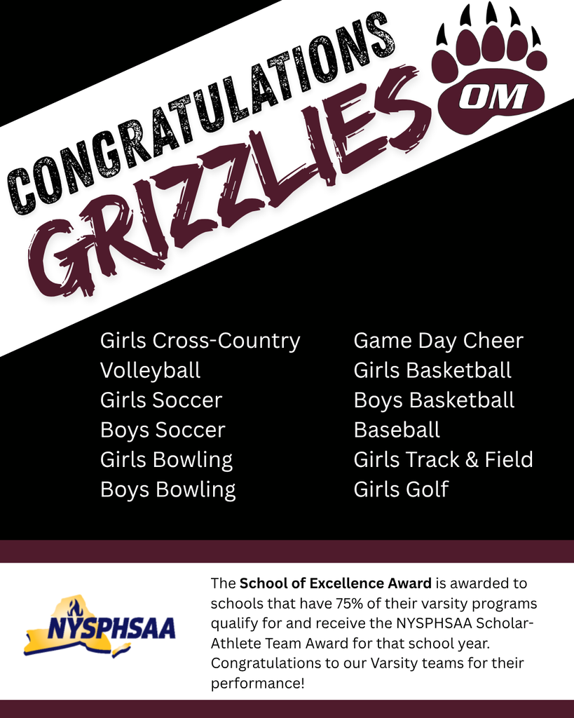 NYSPHSAA School of Excellence Award