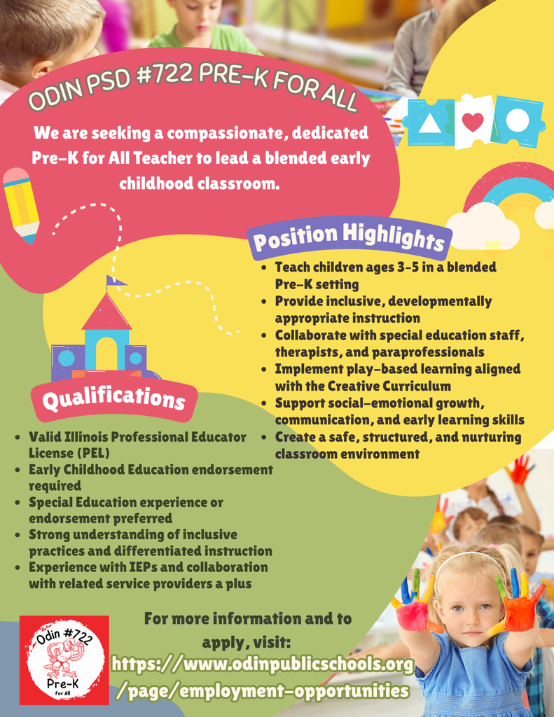 Pre-K Teacher Flyer