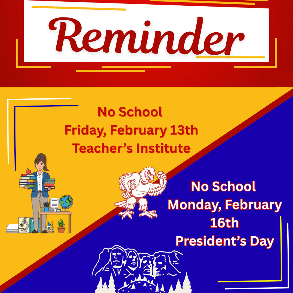 No School Friday or Monday