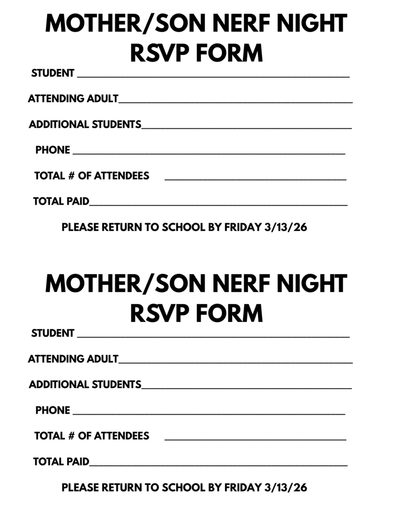 Nerf Night RSVP