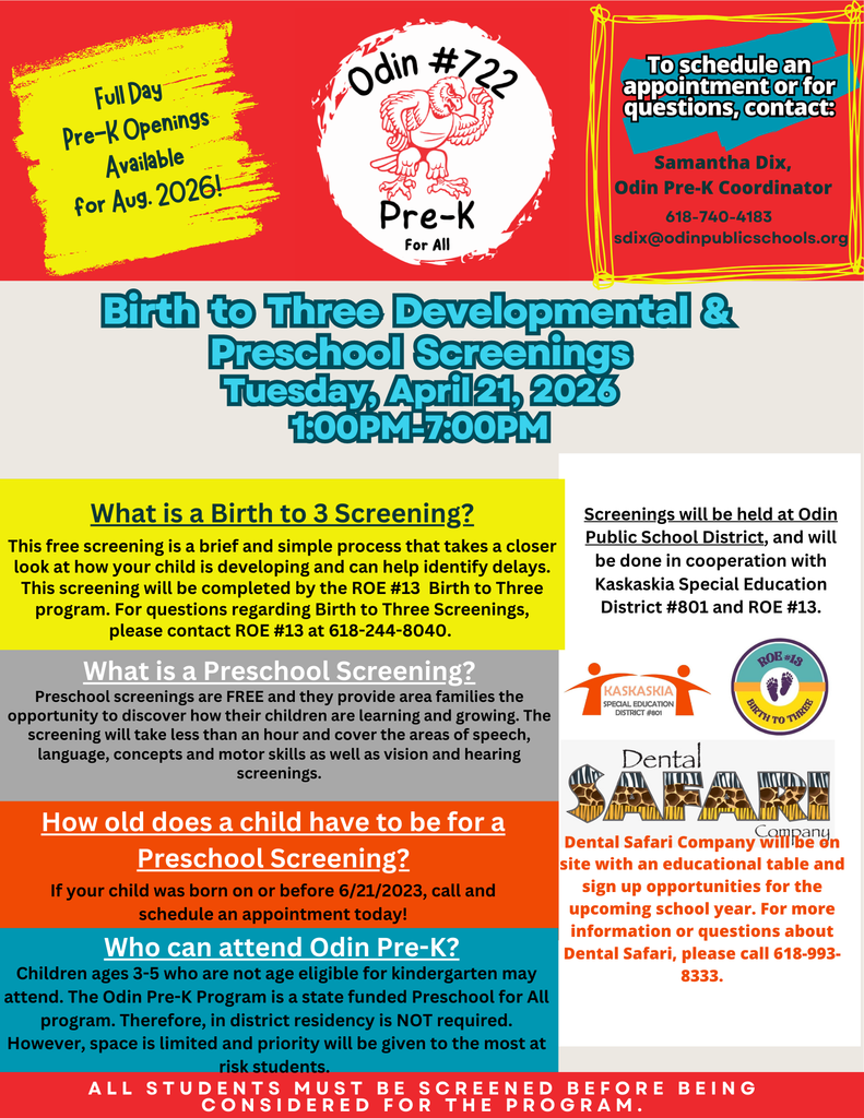 Preschool Screenings