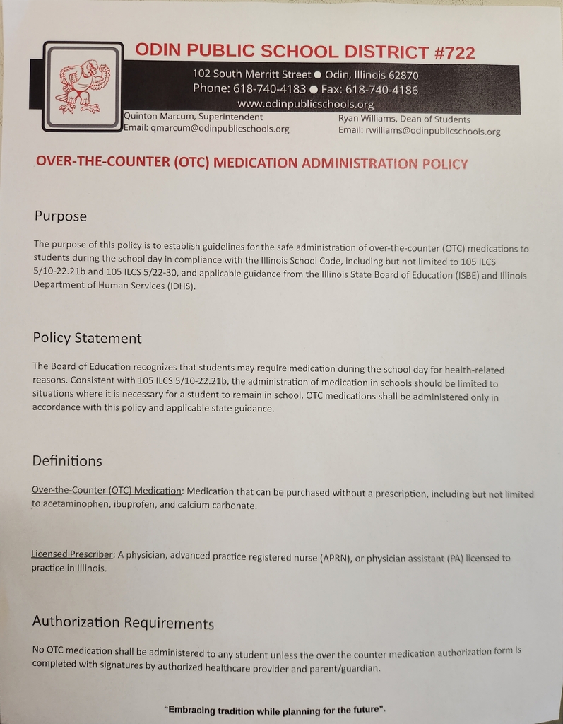 OTC med policy 1