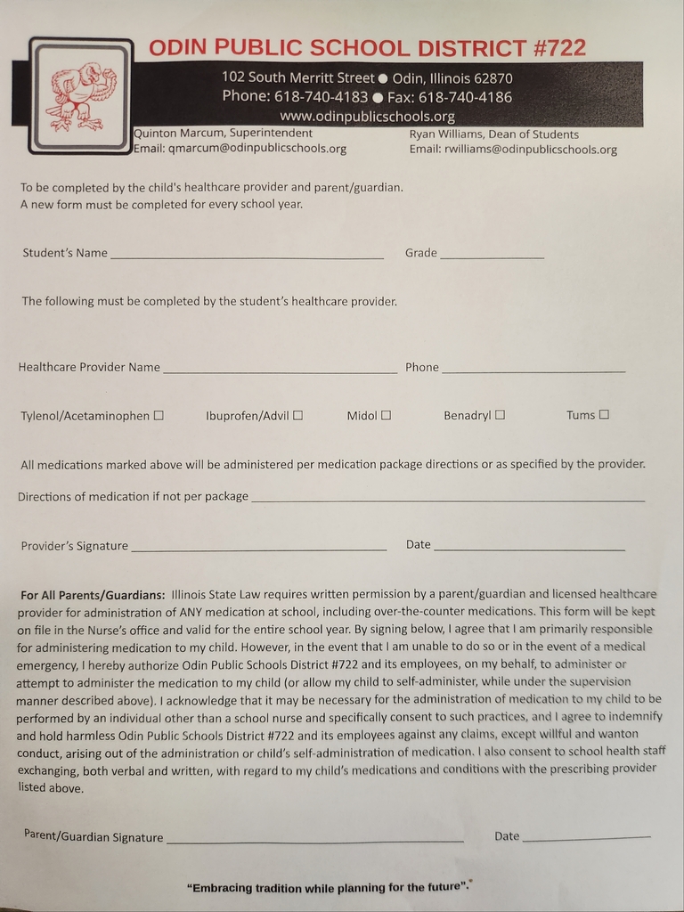 OTC med form