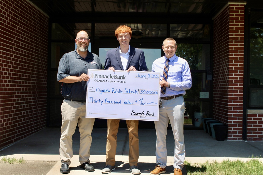 pinnacle bank donation check