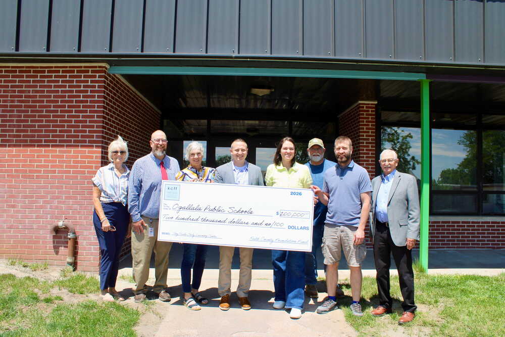 KCFF Donation Check