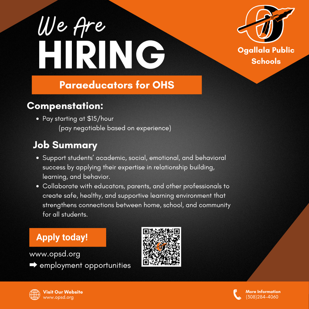 paraeducator hiring ad
