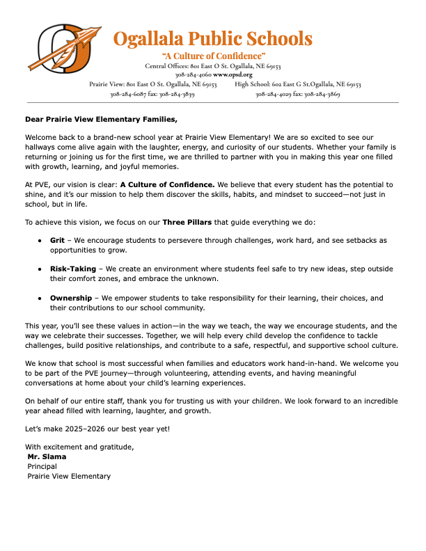 2025 Welcome Back Letter (1)